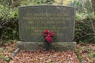 Grób robotników przymusowych z Polski, Włoch i ZSRR