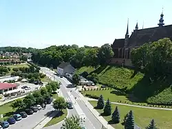 Widok na DW504 we Fromborku