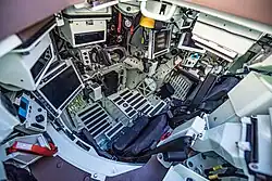 Przedział dowódcy i celowniczego.