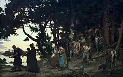 Pogrzeb Gedymina, 1888