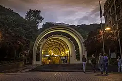 Kijowski funikular, wejście w lipcu 2014 r.