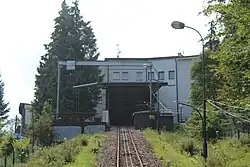 Budynek górnej stacji