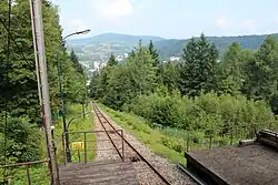 Widok w kierunku Krynicy-Zdroju