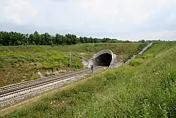 Mapa przebiegu linii kolejowej