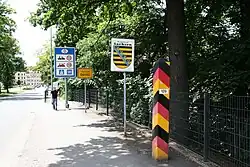 Widok od strony polskiej (czerwiec 2010)