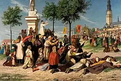 "Przybycie kompanii na Jasną Górę" z 1868 r., Muzeum Częstochowskie