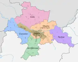 Plan powiatu głogowskiego