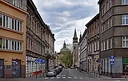 Widok na zachód (z ul. Łobzowskiej)