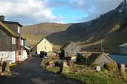 Gásadalur w 2005 roku.