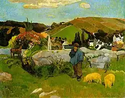 Paul Gauguin, Świniopas, 1888