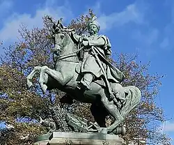 Rzeźba króla Sobieskiego