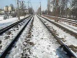 Tory normalne w pobliżu stacji Gdańsk Oliwa