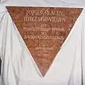 Tablica w obozie koncentracyjnym Dachau