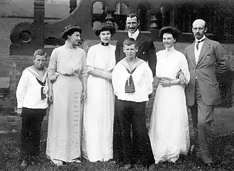 z następcą tronu Danii w Gelbensande