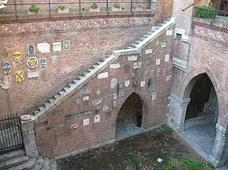 Fragment dziedzińca wewnętrznego