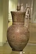 Ojnochoe z przykrywką, ok. 730 p.n.e.