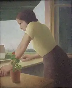 Wyglądająca przez okno