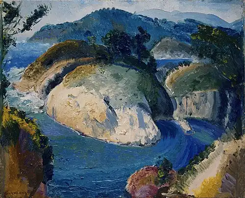George Bellows, Przylądki Kalifornii, 1917