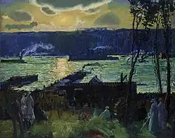 George Bellows, Okręty wojenne, 1909