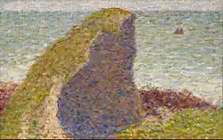 Georges Seurat, Studium Le Bec du Hoc, Grandcamp, 1885