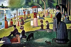 Georges Seurat, Niedzielne popołudnie na wyspie Grande Jatte (1884–1886)