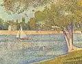 Georges Seurat:Sekwana przy Grand Jatte wiosną