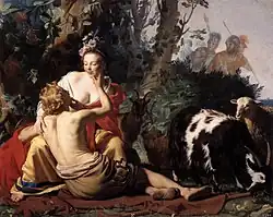 Gerard van Honthorst, Granida i Daifilo, 1625