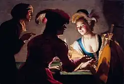 Gerard van Honthorst, Stręczycielka, 1625