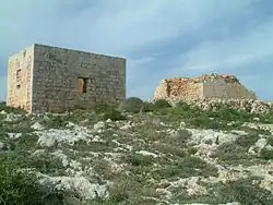 Ruiny wieży Għajn Ħadid