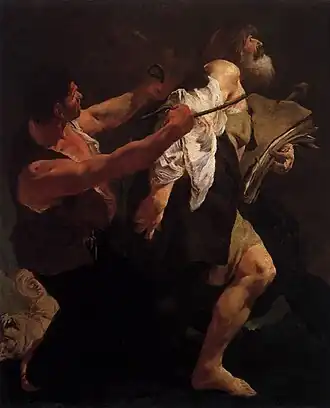 Giovanni Battista Piazzetta, Męczeństwo św. Jakuba, 1717