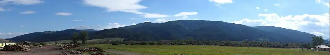 Widok od północy na płaskowyż Glac