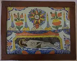 Obraz malowany na szkle, I poł. XIX w.