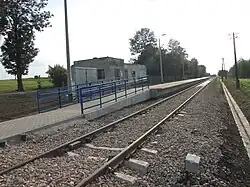 Przystanek kolejowy w Gliniczku