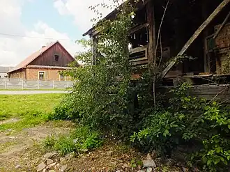 Drewniany młyn w Belnie z 1884 roku. Jeden z zabytków techniki