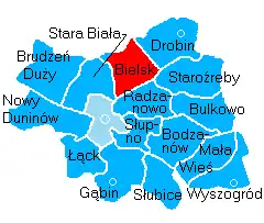 Położenie na mapie powiatu