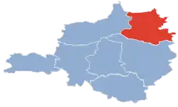 Położenie na mapie powiatu