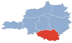 Położenie na mapie powiatu