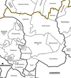 Plan gminy Nahaczów