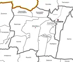 Plan gminy Wierzbica