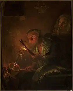 Mężczyzna z łuczywem, XVII w.; Muzeum Narodowe, Warszawa