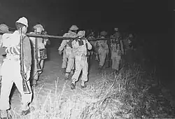 Żołnierze brygady podczas Kryzysu Sueskiego