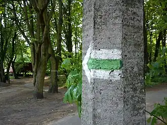 Szlak  nr 3572 nad Rusałką