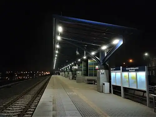 Widok ogólny w kierunku stacji Gorzów Wielkopolski