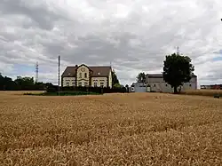 Widok gospodarstwa od ul. Minikowo