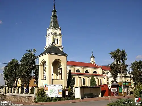 Elewacja boczna z dzwonnicą