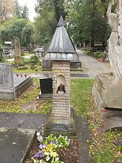 Grób Edwarda Moskały na cmentarzu Rakowickim