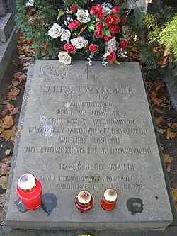 Grób Wyrobka na cmentarzu Bródnowskim w Warszawie