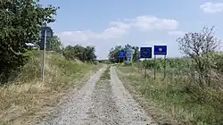 Widok od strony czeskiej (sierpień 2017)