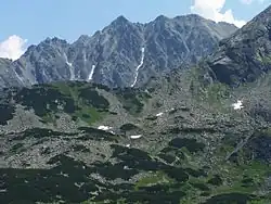 Granaty – widok z Kasprowego Wierchu