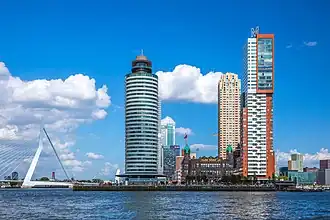 Wieżowce w Rotterdamie